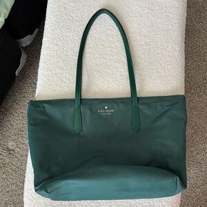 Kate Spade Forest Green Tote Bag